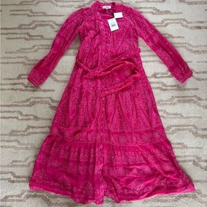 Hale Bob Pink Maxi Dress